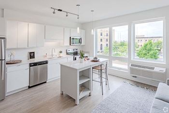 Oversized windows for natural light